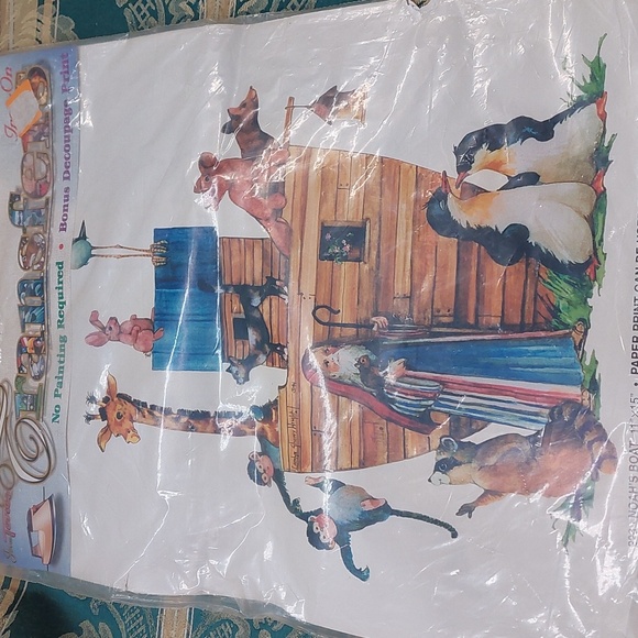 Iron on transfers Noah's boat - Picture 1 of 3